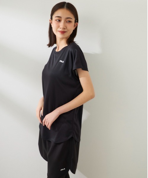 FILA（フィラ）の「マルチウェイ セットアップ 3点セット (ラッシュガード / フィットネスフェア)（ラッシュガード・レディース・ホワイト/ブラック/グレー・SMALL/MEDIUM/LARGE/X-LARGE/XX-LARGE/XXX-LARGE/XXXX-LARGE/XXXXX-LARGE）」の16枚目の写真