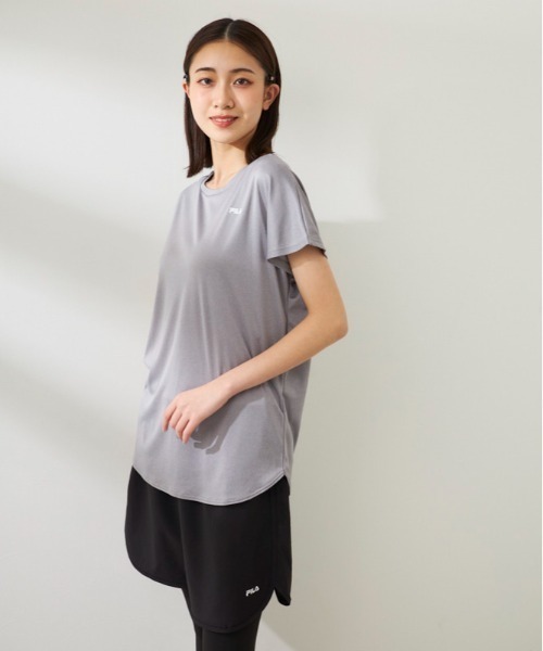FILA（フィラ）の「マルチウェイ セットアップ 3点セット (ラッシュガード / フィットネスフェア)（ラッシュガード・レディース・ホワイト/ブラック/グレー・SMALL/MEDIUM/LARGE/X-LARGE/XX-LARGE/XXX-LARGE/XXXX-LARGE/XXXXX-LARGE）」の11枚目の写真