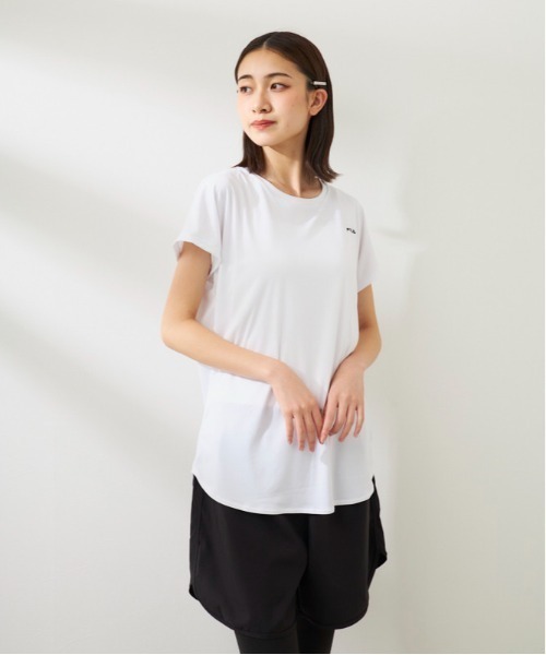 FILA（フィラ）の「マルチウェイ セットアップ 3点セット (ラッシュガード / フィットネスフェア)（ラッシュガード・レディース・ホワイト/ブラック/グレー・SMALL/MEDIUM/LARGE/X-LARGE/XX-LARGE/XXX-LARGE/XXXX-LARGE/XXXXX-LARGE）」の13枚目の写真