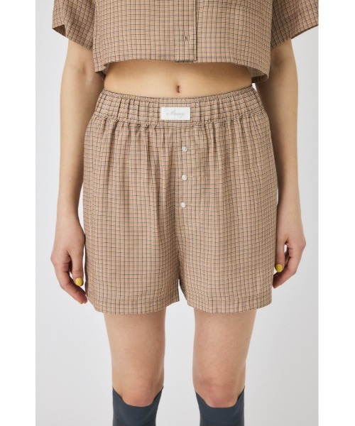 MOUSSY(マウジー)の「【セットアップ対応】RELAX ショーツ(その他パンツ・レディース・ブルー/ベージュ・FREE)」の1枚目の写真