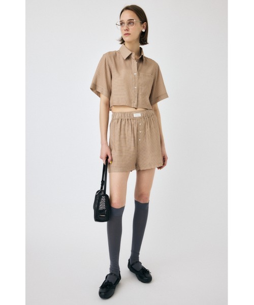 MOUSSY(マウジー)の「【セットアップ対応】RELAX ショーツ(その他パンツ・レディース・ブルー/ベージュ・FREE)」の21枚目の写真