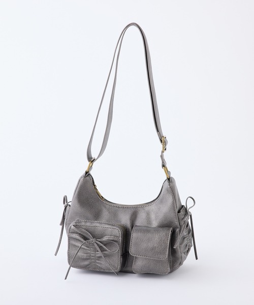 ドロストポケット付きショルダーバッグ/お気に入り登録2.4万/WEB限定