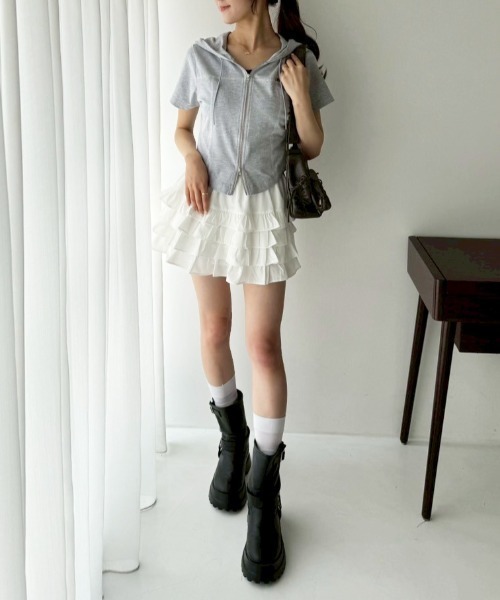 one after another NICE CLAUP（ワンアフターアナザーナイスクラップ）の「ドロストポケット付きショルダーバッグ/お気に入り登録2.4万/WEB限定商品（ショルダーバッグ・レディース・ベージュ/チャコールグレー/ダークブラウン/ピンク/ブラック・FREE）」の22枚目の写真