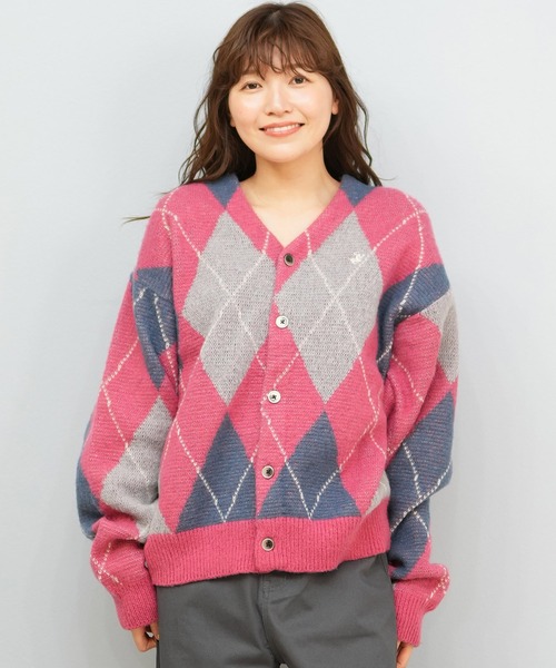 ムラサキスポーツ(ムラサキスポーツ)の「BEVERY HILLS P.C/ビバリーヒルズポロクラブ ニットカーディガン セーター チェック柄 5487-6751(ニット/セーター・レディース・ピンク系/ブラウン系/グレー系/アイボリー系・M)」の22枚目の写真
