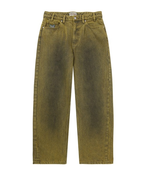 HUF(ハフ)の「CROMER WASHED PANT(デニムパンツ・メンズ・レッド系その他/イエロー系その他・28/30/32/34/36)」の1枚目の写真
