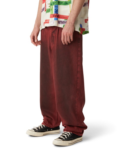 HUF(ハフ)の「CROMER WASHED PANT(デニムパンツ・メンズ・レッド系その他/イエロー系その他・28/30/32/34/36)」の6枚目の写真
