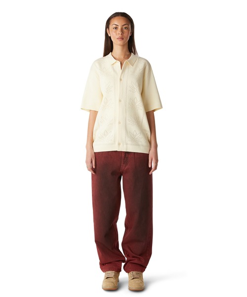 HUF(ハフ)の「CROMER WASHED PANT(デニムパンツ・メンズ・レッド系その他/イエロー系その他・28/30/32/34/36)」の8枚目の写真