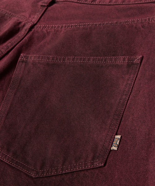 HUF(ハフ)の「CROMER WASHED PANT(デニムパンツ・メンズ・レッド系その他/イエロー系その他・28/30/32/34/36)」の12枚目の写真