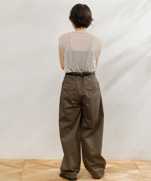 【新品未使用】Upper hights × TOMORROWLAND チノパンツ 別注】UPPER HIGHTS チノパンツ｜トゥモローランド 公式通販