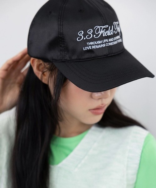3.3 Field Trip （3.3フィールドトリップ）の「3.3 Field Trip／グロッシーCAP（キャップ・レディース・ブラック/ピンク/その他1・FREE）」の22枚目の写真