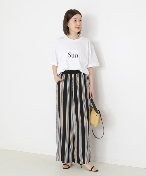 journal standard L'essage(ジャーナルスタンダードレサージュ)の「POET MEETS DUBWISE SUN Tシャツ(Tシャツ/カットソー・レディース・ホワイト/ベージュ/ブラック系その他・FREE)」の10枚目の写真