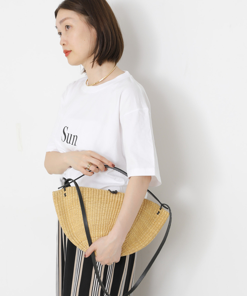 journal standard L'essage(ジャーナルスタンダードレサージュ)の「POET MEETS DUBWISE SUN Tシャツ(Tシャツ/カットソー・レディース・ホワイト/ベージュ/ブラック系その他・FREE)」の13枚目の写真