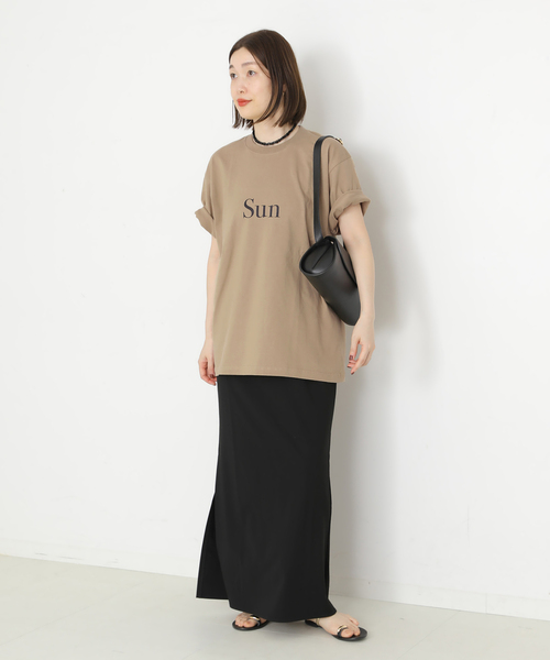 journal standard L'essage(ジャーナルスタンダードレサージュ)の「POET MEETS DUBWISE SUN Tシャツ(Tシャツ/カットソー・レディース・ホワイト/ベージュ/ブラック系その他・FREE)」の16枚目の写真
