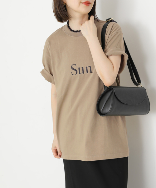 journal standard L'essage(ジャーナルスタンダードレサージュ)の「POET MEETS DUBWISE SUN Tシャツ(Tシャツ/カットソー・レディース・ホワイト/ベージュ/ブラック系その他・FREE)」の21枚目の写真