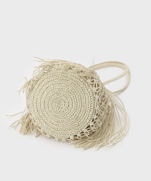 GALLEST（ギャレスト）の「【The Bagmati】フリンジバッグ（ハンドバッグ・レディース・ピンク系/オフホワイト/ブラック・00）」の8枚目の写真