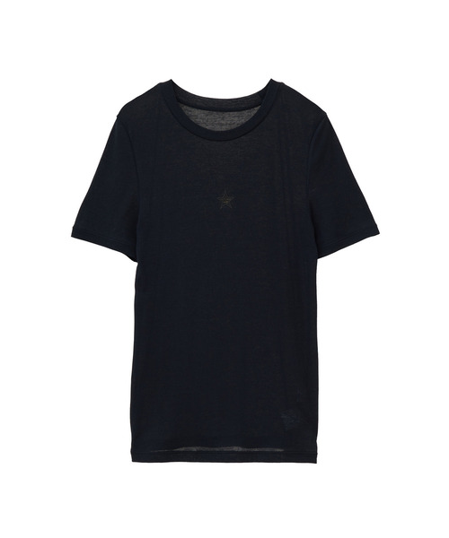 CONVERSE TOKYO(コンバーストウキョウ)の「STAR★ CUTTING SHEER TOP(Tシャツ/カットソー・レディース・オフホワイト/ブラック/ベージュ・FREE)」の10枚目の写真