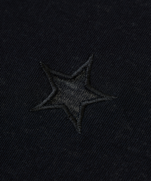 CONVERSE TOKYO(コンバーストウキョウ)の「STAR★ CUTTING SHEER TOP(Tシャツ/カットソー・レディース・オフホワイト/ブラック/ベージュ・FREE)」の5枚目の写真