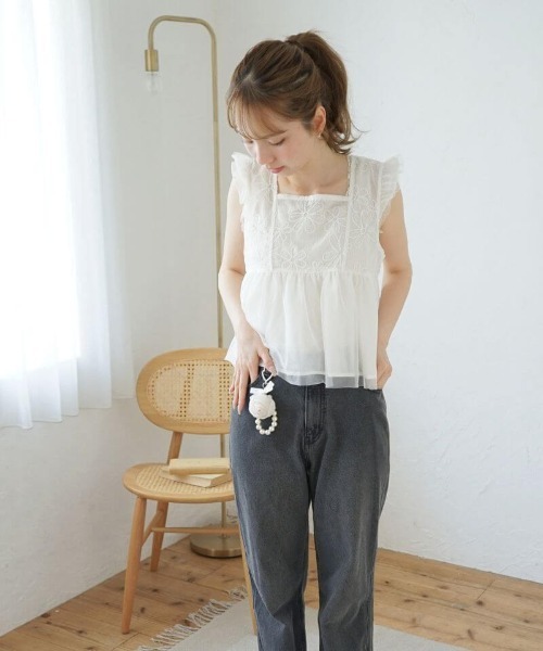 flower - flower トップス Galaxy Flower Tops ギャラクシーフラワー トップス | MILLEBACI