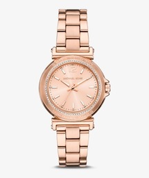 MICHAEL KORS（マイケルコース）の「MAREN パヴェ ローズゴールドトーン ミニウォッチ（アナログ腕時計）」