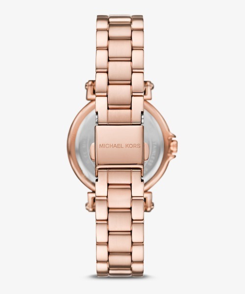 MICHAEL KORS(マイケルコース)の「MAREN パヴェ ローズゴールドトーン ミニウォッチ(アナログ腕時計・レディース・ゴールド系・FREE)」の3枚目の写真