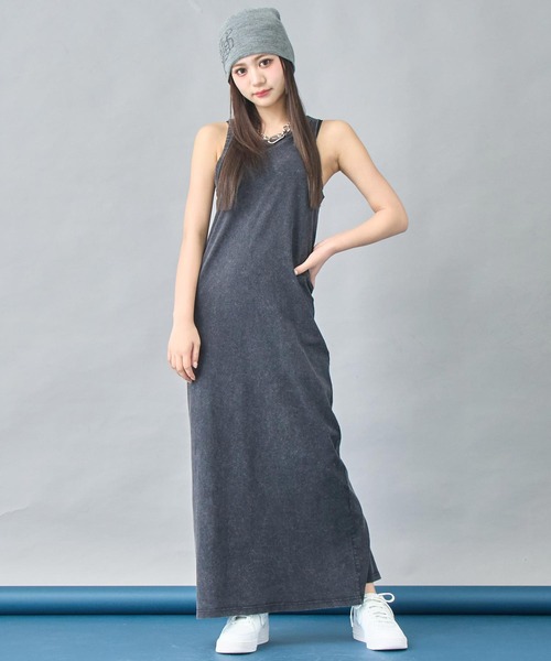 ANAP（アナップ）の「ケミカルウォッシュ タンク ロングワンピース