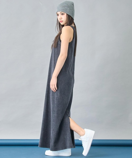 ANAP（アナップ）の「ケミカルウォッシュ タンク ロングワンピース（ワンピース・レディース・ブラウン/ライトグレー/ブラック系その他・FREE）」の6枚目の写真