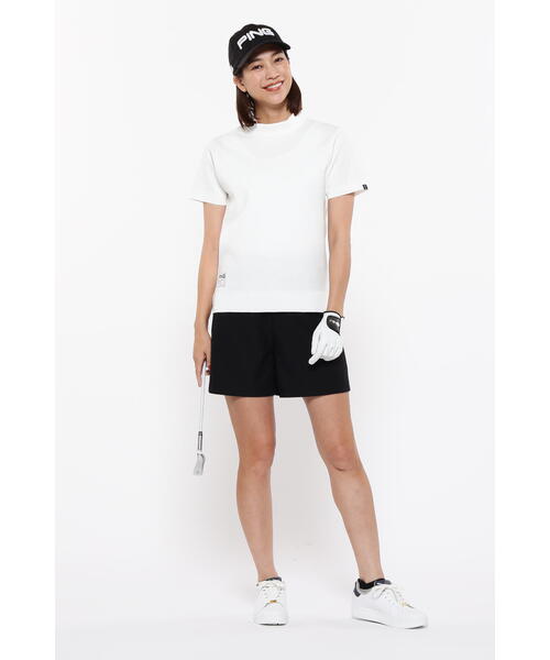PING(ピン)の「【PING APPAREL】ジャガードメッシュ半添えハイネックニットプルオーバー <GOLD> (LADIES)(ニット/セーター・レディース・ホワイト/ブラック/イエロー・LL/S/L/M)」の12枚目の写真