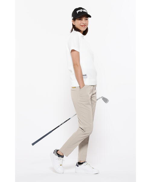 PING(ピン)の「【PING APPAREL】ジャガードメッシュ半添えハイネックニットプルオーバー <GOLD> (LADIES)(ニット/セーター・レディース・ホワイト/ブラック/イエロー・LL/S/L/M)」の13枚目の写真