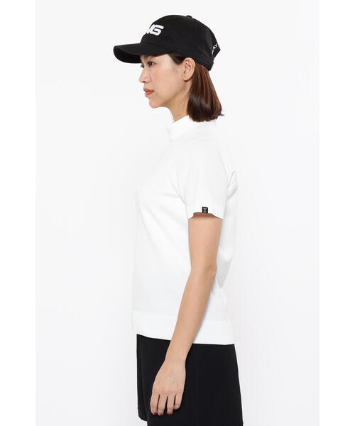 PING(ピン)の「【PING APPAREL】ジャガードメッシュ半添えハイネックニットプルオーバー <GOLD> (LADIES)(ニット/セーター・レディース・ホワイト/ブラック/イエロー・LL/S/L/M)」の15枚目の写真