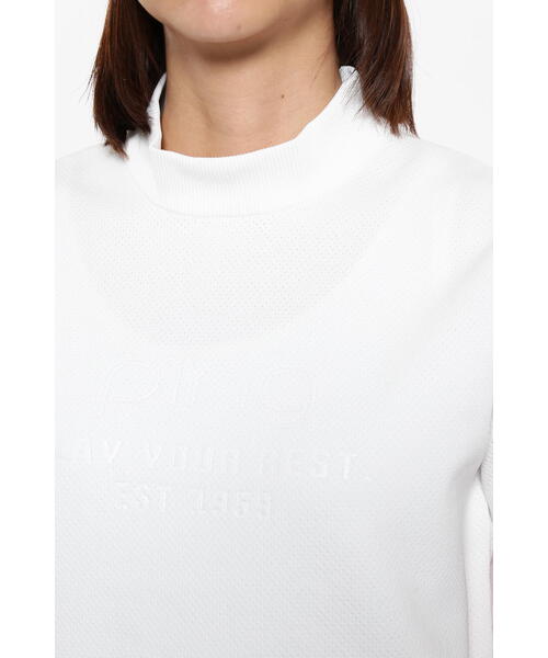 PING(ピン)の「【PING APPAREL】ジャガードメッシュ半添えハイネックニットプルオーバー <GOLD> (LADIES)(ニット/セーター・レディース・ホワイト/ブラック/イエロー・LL/S/L/M)」の17枚目の写真