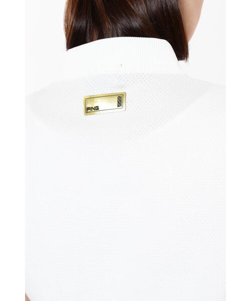 PING(ピン)の「【PING APPAREL】ジャガードメッシュ半添えハイネックニットプルオーバー <GOLD> (LADIES)(ニット/セーター・レディース・ホワイト/ブラック/イエロー・LL/S/L/M)」の21枚目の写真
