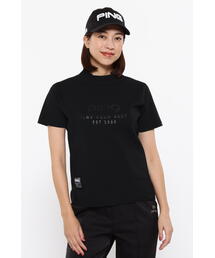 PING レディース セーター PING 【超美品】ピン ハイネックセーター 黒 ロゴゴールド