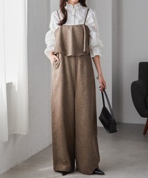 RANAN（ラナン）の「ツイードフリルサロペット（サロペット/オーバーオール）」