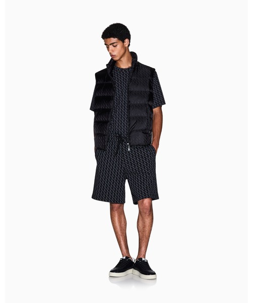 ARMANI EXCHANGE(アルマーニエクスチェンジ)の「【A|X アルマーニ エクスチェンジ】オールオーバーロゴ スウェットハーフパンツ(スウェットパンツ・メンズ・ホワイト/ブラック・LARGE/SMALL/MEDIUM/X-SMALL/X-LARGE)」の12枚目の写真