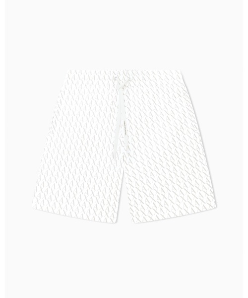 ARMANI EXCHANGE(アルマーニエクスチェンジ)の「【A|X アルマーニ エクスチェンジ】オールオーバーロゴ スウェットハーフパンツ(スウェットパンツ・メンズ・ホワイト/ブラック・LARGE/SMALL/MEDIUM/X-SMALL/X-LARGE)」の9枚目の写真