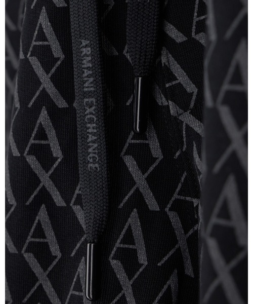 ARMANI EXCHANGE(アルマーニエクスチェンジ)の「【A|X アルマーニ エクスチェンジ】オールオーバーロゴ スウェットハーフパンツ(スウェットパンツ・メンズ・ホワイト/ブラック・LARGE/SMALL/MEDIUM/X-SMALL/X-LARGE)」の3枚目の写真