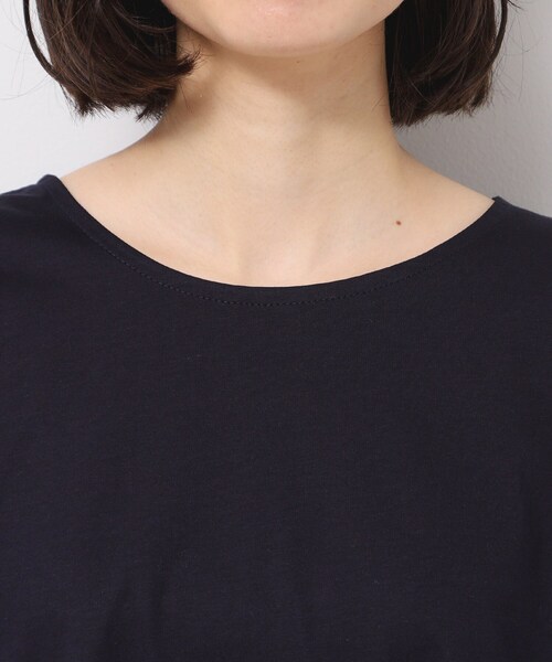 Dessin(デッサン)の「◆【洗える】ラッフルドッキングカットソー(Tシャツ/カットソー・レディース・ネイビー/ホワイト系/オリーブ・02/03/01)」の19枚目の写真