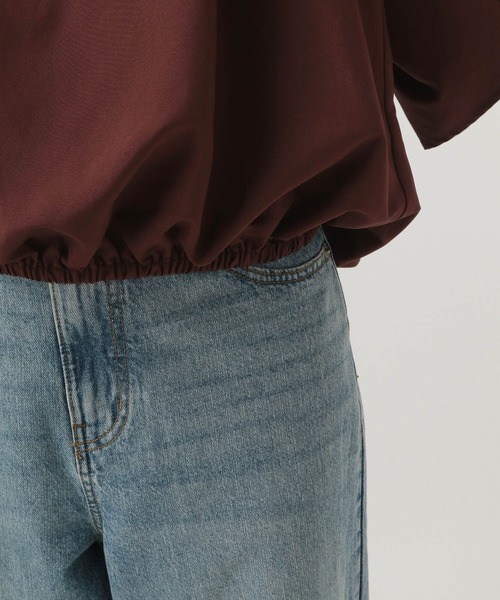 BAYFLOW(ベイフロー)の「オフショルダーブラウス(シャツ/ブラウス・レディース・ブラウン/オフホワイト/ベージュ・FREE)」の12枚目の写真