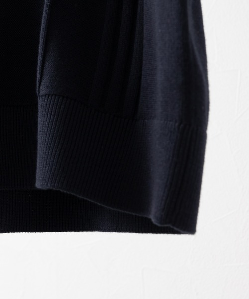 Gabicci(ガビッチ)の「Gabicci サターン コントラスト ティップド クルーニットTシャツ(Tシャツ/カットソー・メンズ・カーキ/ネイビー/ホワイト・MEDIUM/LARGE)」の11枚目の写真