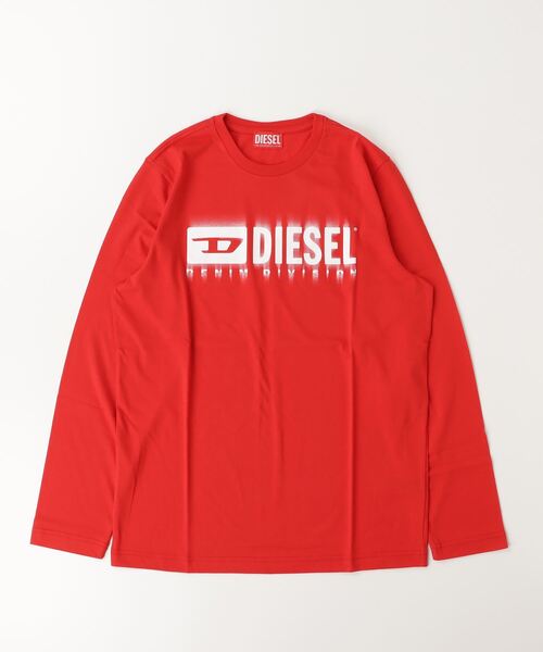 DIESEL KIDS(ディーゼルキッズ)の「DIESEL(ディーゼル)Kids & Junior ブランドロゴ長袖Tシャツカットソー(Tシャツ/カットソー・キッズ・ホワイト/レッド/ブルー/ブラック・4Y/6Y/8Y/10Y/12Y/14Y/16Y)」の4枚目の写真