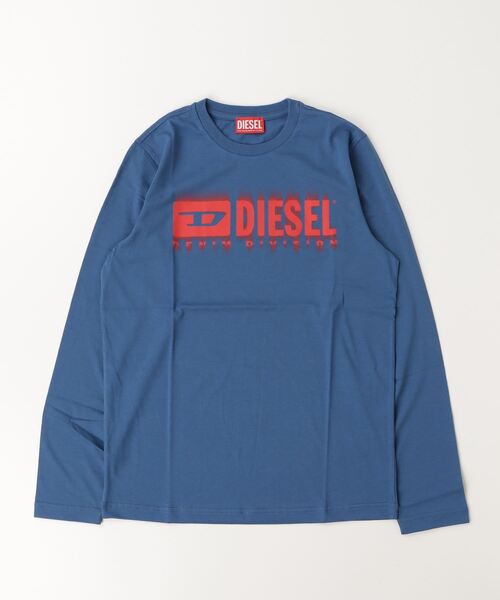 DIESEL KIDS(ディーゼルキッズ)の「DIESEL(ディーゼル)Kids & Junior ブランドロゴ長袖Tシャツカットソー(Tシャツ/カットソー・キッズ・ホワイト/レッド/ブルー/ブラック・4Y/6Y/8Y/10Y/12Y/14Y/16Y)」の3枚目の写真