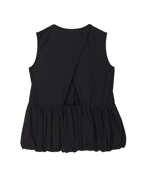 PEPLUM BALLOON BACK OPEN VEST（ベスト）｜Ameri（アメリ）の