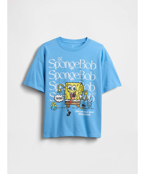 GAP(ギャップ)の「リラックスフィット グラフィックTシャツ (キッズ)(Tシャツ/カットソー・キッズ・ネイビー/オフホワイト/ブルー・110cm/120cm/130cm/140cm/150cm/160cm)」の3枚目の写真