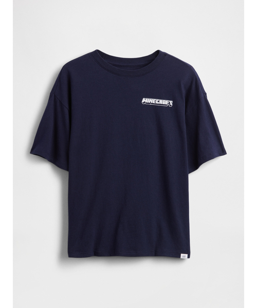 GAP(ギャップ)の「リラックスフィット グラフィックTシャツ (キッズ)(Tシャツ/カットソー・キッズ・ネイビー/オフホワイト/ブルー・110cm/120cm/130cm/140cm/150cm/160cm)」の4枚目の写真