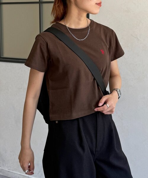 クロップドT（Tシャツ/カットソー）｜U.S. POLO ASSN.（ユーエス