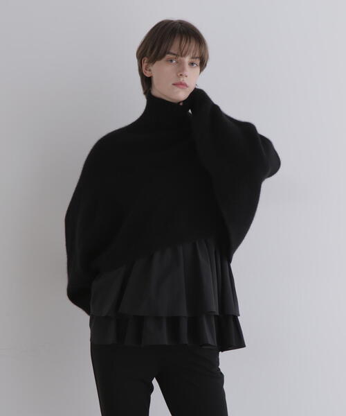 ◇フォックス混ハイネックニット（ニット/セーター）｜LE PHIL