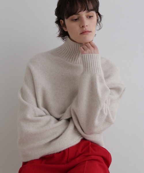 ◇フォックス混ハイネックニット（ニット/セーター）｜LE PHIL