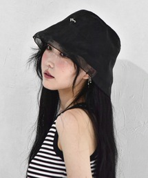 Y/lim（イリム）の「タイニーピン付きオーガンジーバケットハット（ハット）」