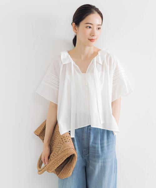 Urban Research ブラウス URBAN RESEARCH ROSSO（アーバンリサーチ ロッソ） 7分袖ブラウス FREE
