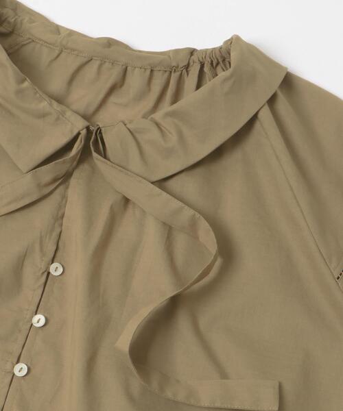 URBAN RESEARCH（アーバンリサーチ）の「ハーフスリーブフリルカラーブラウス（シャツ/ブラウス・レディース・オフホワイト/ブラック/グリーン系その他・FREE）」の14枚目の写真